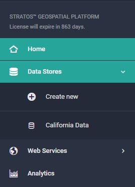 Create new data store