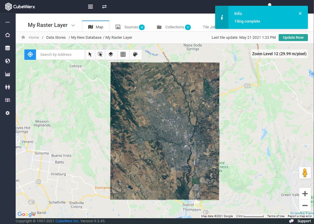 Map tab new mosaic