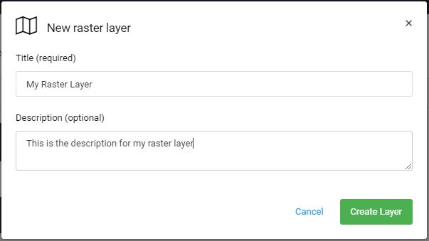Add raster layer dialog
