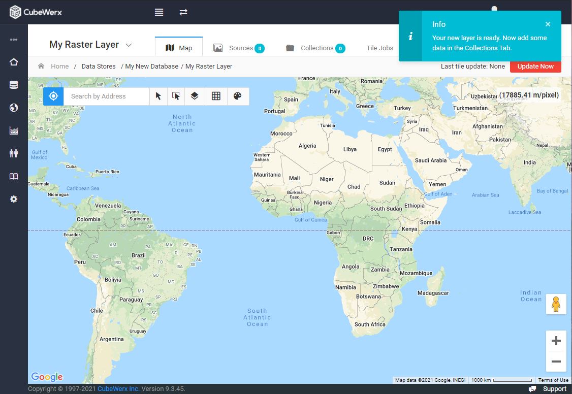 Raster layer editor