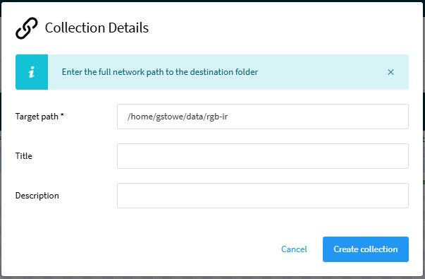 Adding an linked/shortcut collection