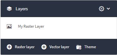 Add raster layer button